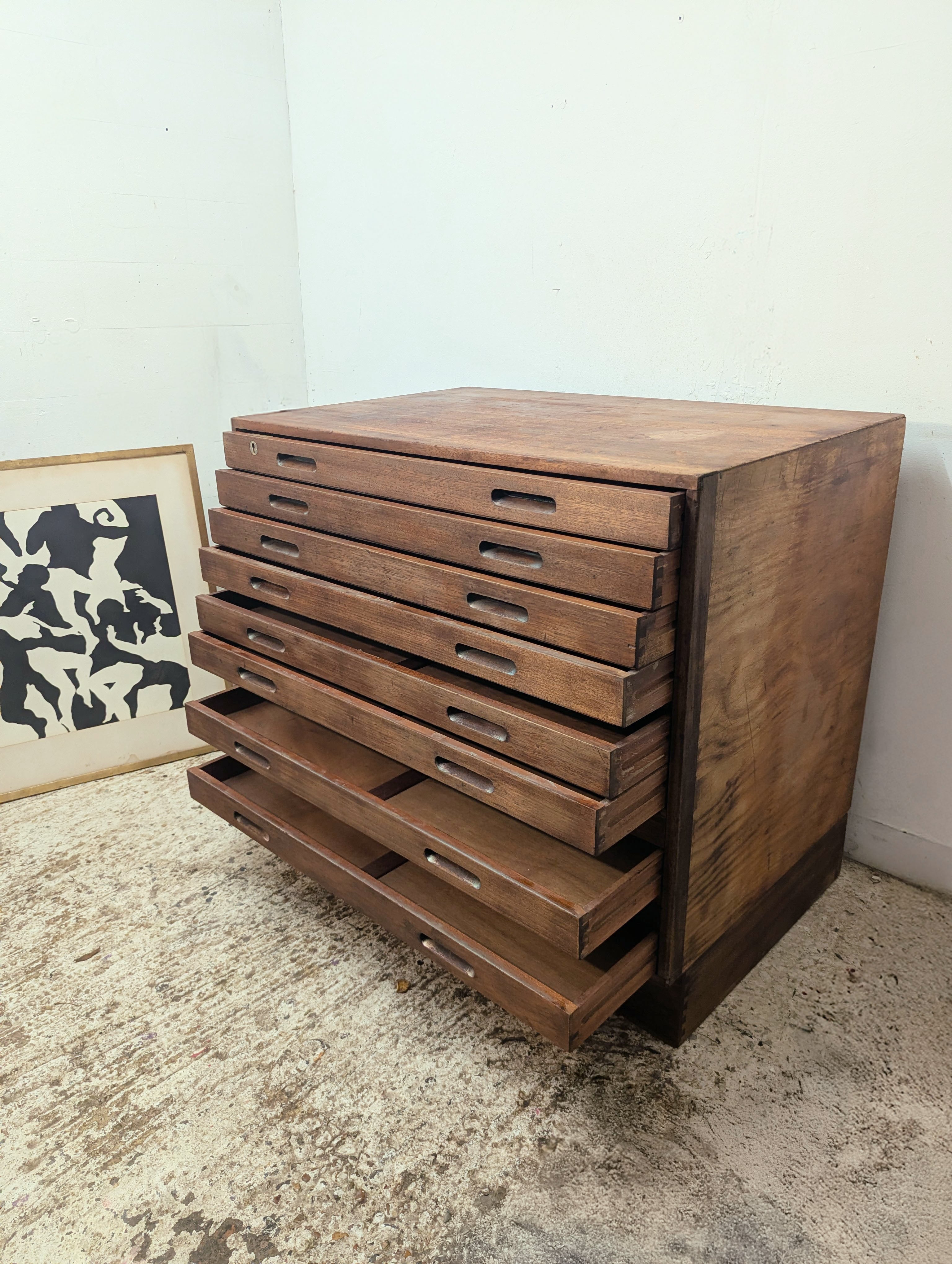 MCM - Plans / Map Chest, Atelier c.1940s
